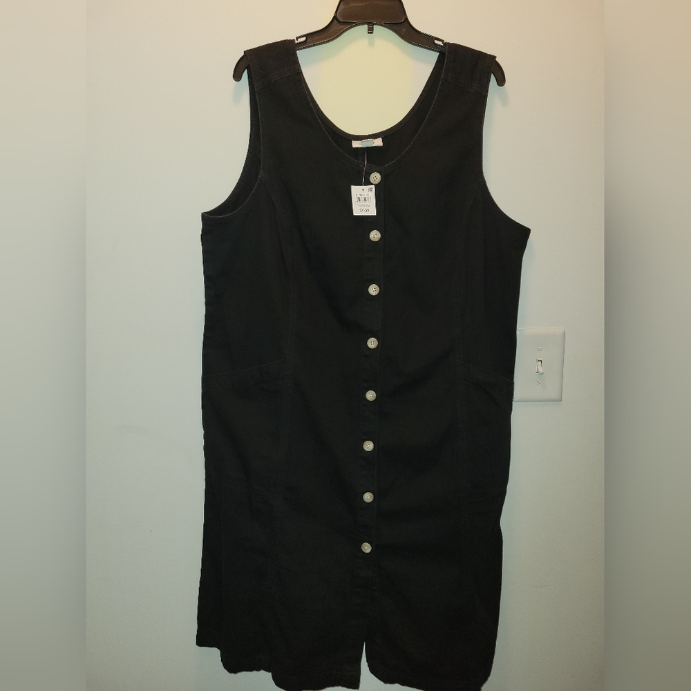*NWT* Black denim dress by Style & Co Size 20W 🖤🖤🖤